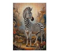 Jigsaw Puzzles for Adults 38x26cm/1000pcs Surreal Mystical Zebra Puzzle for Adults Relaxing Games Stress Reliever Help The Brain Exercise 38x26cm/1000pcs