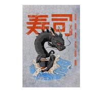 Jigsaw Puzzles for Adults 38x26cm/1000pcs Sushi Dragon Jigsaw Puzzle Hands-on Game Difficult Challenge Gifts for Friends And Family 38x26cm/1000pcs
