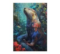 Jigsaw Puzzles for Adults 38x26cm/1000pcs The Hunting Otter Jigsaws for Adults Relaxing Games Difficult Challenge Christmas Birthday Gifts 38x26cm/1000pcs