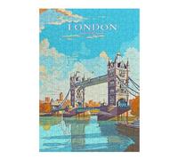 Jigsaw Puzzles for Adults 38x26cm/1000pcs Tower Bridge England Jigsaw Puzzle Toy Wall Decor Difficult Challenge Deal As Gifts for The Whole Family 38x26cm/1000pcs