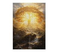 Jigsaw Puzzles for Adults 38x26cm/1000pcs Tree of Eternal Light Jigsaw Puzzle Toy Wall Decor Difficult Challenge Deal As Gifts for The Whole Family 38x26cm/1000pcs
