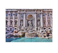 Jigsaw Puzzles for Adults 38x26cm/1000pcs Trevi Fountain, Rome Jigsaw Relaxing Games Analysis And Logic Unique Birthday And Xmas Gifts 38x26cm/1000pcs
