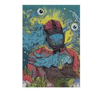 Jigsaw Puzzles for Adults 38x26cm/1000pcs Underwater Mindscapes A Surreal Dive Into The Unknown Jigsaws for Adults Family Games Birthday Present Christmas Birthday Gifts 38x26cm/1000pcs