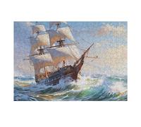 Jigsaw Puzzles for Adults 38x26cm/1000pcs Voyage Through The Waves Puzzle for Adults Relax Games Difficult Hard Gifts for Friends And Family 38x26cm/1000pcs
