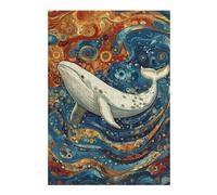 Jigsaw Puzzles for Adults 38x26cm/1000pcs White Whale Gustav Style Adult Jigsaw Puzzle Relaxing Games Analysis And Logic Fun Activities at Home 38x26cm/1000pcs