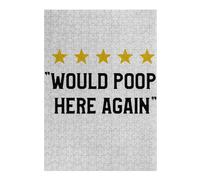 Jigsaw Puzzles for Adults 38x26cm/1000pcs Would Poop Here Again Jigsaw Puzzle Toy Wall Decor Difficult Challenge Deal As Gifts for The Whole Family 38x26cm/1000pcs