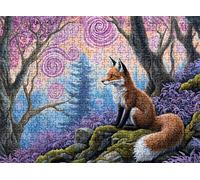 Jigsaw Puzzles for Adults 4000 abstract fox, Challenging Difficult Puzzle Wooden, 4000 Piece Jigsaw Puzzles for Adults Educational Game Decompression, Large Size Wall Art 55.7 x 34.4 inches w0-78