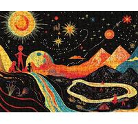 Jigsaw Puzzles for Adults 4000 abstract landscape, Challenging Difficult Puzzle Wooden, 4000 Piece Jigsaw Puzzles for Adults Educational Game Decompression,Large Size Wall Art 55.7 x 34.4 inches w0-82