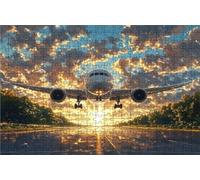 Jigsaw Puzzles for Adults 4000 Airport 4000 Piece Jigsaw Puzzles for Adults, Challenging Puzzle Educational Game for The Whole for Women Gifts for Men Wall Art Room Decor Airplane 56x36 in RXPT-1610