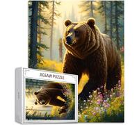 Jigsaw Puzzles for Adults 4000 Animal Jigsaw Puzzle, Family Puzzle Game Christmas Birthday Gifts, Bear Jigsaws Puzzles 4000 Pieces for Adults, Home Party Activity, Gifts for Teenage 14-16 Years H-8323