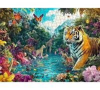 Jigsaw Puzzles for Adults 4000 Animal Lake Puzzle High Definition Wooden Puzzle with Gifts Box Relaxing Home Activity & Wall Decor Large Educational Puzzles Challenging Games for Adults s7h-377