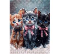 Jigsaw Puzzles for Adults 4000, Bow Cat 4000 Piece Jigsaw Puzzles for Adults, Challenging Puzzle Games, Classic Jigsaws, Impossible de Assemble Handmade Decorative, Fun Family Activities BXHZW0-387