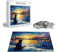 Jigsaw Puzzles for Adults 4000 Cat Jigsaw Puzzle, Family Puzzle Game Christmas Birthday Gifts, Starry Sky Jigsaws Puzzles 4000 Pieces for Adults, Home Party Activity & Gifts for Teenage Boys H-4183