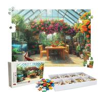 Jigsaw Puzzles for Adults 4000 Educational Game jigsaw puzzle Hard Difficult Challenging Large Puzzle Jigsaw Home Wall Decors Family Challenge Unique Gifts Theme: Garden Sunlight Puzzle W3H-975