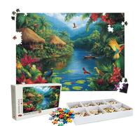 Jigsaw Puzzles for Adults 4000 Educational Game jigsaw puzzle Hard Difficult Challenging Large Puzzle Jigsaw Home Wall Decors Family Challenge Unique Gifts Theme: Lake Animals(2) Puzzle W3H-888