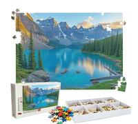 Jigsaw Puzzles for Adults 4000 Educational Game jigsaw puzzle Hard Difficult Challenging Large Puzzle Jigsaw Home Wall Decors Family Challenge Gifts Theme: Lake Mountain Range(4) Puzzle W3H-913