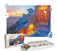Jigsaw Puzzles for Adults 4000 Educational Game jigsaw puzzle Hard Difficult Challenging Large Puzzle Jigsaw Home Wall Decors Family Challenge Unique Gifts Women/Men Theme: Light Cabin Puzzle W3H-762