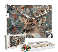 Jigsaw Puzzles for Adults 4000 Educational Game jigsaw puzzle Hard Difficult Challenging Large Puzzle Jigsaw Home Wall Decors Family Challenge Unique Gifts for Men Theme: Snow Scene er Puzzle W3H-395