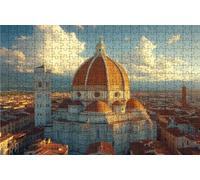 Jigsaw Puzzles for Adults 4000 Florence 4000 Piece Jigsaw Puzzles for Adults, Challenging Puzzle Educational Game for The Whole for Women Gifts for Men Wall Art Room Decor City 56 x 36 inch RXPT-7548