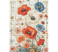 Jigsaw Puzzles for Adults 4000, Flower Wallpaper 4000 Piece Jigsaw Puzzles for Adults, Challenging Puzzle Games, Classic Jigsaws, Impossible de Assemble Handmade, Fun Family Activities BXHZW0-919