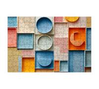 Jigsaw Puzzles for Adults 4000, Geometry Jigsaws 4000 Pieces for Adults, Impossible Jigsaws Puzzle Challenging Game for The Whole, Wooden Jigsaw Puzzles for Gifts for Women, Decor Theme:Abstract -1910