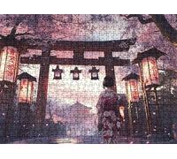 Jigsaw Puzzles for Adults 4000 Japan architecture, Challenging Difficult Puzzle Wooden, 4000 Piece Jigsaw Puzzles for Adults Educational Game Decompression, Large Size 55.7 x 34.4 inches w0-730
