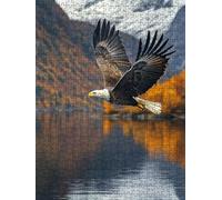 Jigsaw Puzzles for Adults 4000, Landscape Eagle 4000 Piece Jigsaw Puzzles for Adults, Challenging Puzzle Games, Classic Jigsaws, Impossible de Assemble Handmade, Fun Family Activities BXHZW0-810
