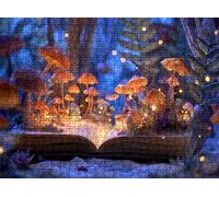 Jigsaw Puzzles for Adults 4000 mushroom magic, Challenging Difficult Puzzle Wooden, 4000 Piece Jigsaw Puzzles for Adults Educational Game Decompression, Large Size Wall Art 55.7 x 34.4 inches w0-636