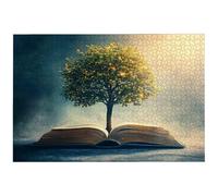 Jigsaw Puzzles for Adults 4000 Piece, 4000 Piece Book Jigsaw Puzzles for Adults, Challenging Magic Jigsaws for the Whole Family, Wooden Puzzle for Home Decor, Gifts for Women, Gifts for Men, -8464