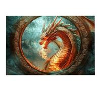 Jigsaw Puzzles for Adults 4000 Piece, 4000 Piece Dragon Jigsaw Puzzles for Adults, Challenging Fear Jigsaws for the Whole Family, Wooden Puzzle for Home Decor, Gifts for Women, Gifts for Men, -8176