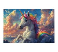 Jigsaw Puzzles for Adults 4000 Piece, 4000 Piece Unicorn Jigsaw Puzzles for Adults, Challenging Animal Jigsaws for the Whole Family, Wooden Puzzle for Home Decor, Gifts for Women, Gifts for Men, -8760