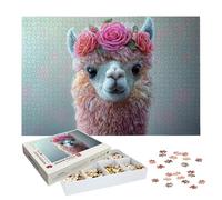 Jigsaw Puzzles for Adults 4000 Piece, Alpaca Jigsaw Puzzles for Adults, Animal Jigsaws 4000 Pieces with Box, Wooden Puzzle Challenging Game for the Whole for Women, Men, Wooden Puzzle for Gifts, -7853