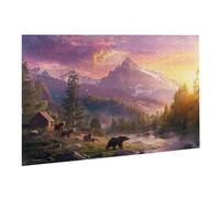 Jigsaw Puzzles for Adults 4000 Piece Animal Jigsaw Puzzle - Colourful, Challenging Game & Brainteasing Adult Jigsaws, The Whole 3D Jigsaw Gifts for Women, Men Beautiful Decoration Bear 3 K0F-446
