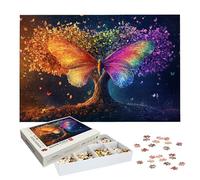 Jigsaw Puzzles for Adults 4000 Piece, Butterfly Jigsaw Puzzles for Adults, Magic Jigsaws 4000 Pieces with Box, Wooden Puzzle Challenging Game for Women/Men, Wooden Puzzle for Gifts, Home Decor, -8635