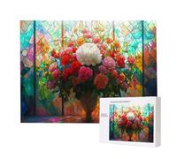 Jigsaw Puzzles for Adults 4000 Piece Colorful Flowers, 4000 Piece Jigsaw Puzzles for Adults, Educational Game jigsaw puzzle 56x34.8in Suitable for Decompression and Room Wall Decor Gifts j-60