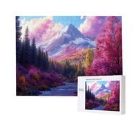 Jigsaw Puzzles for Adults 4000 Piece Colorful Mountains, 4000 Piece Jigsaw Puzzles for Adults, Educational Game jigsaw puzzle 56x34.8in Suitable for Decompression and Room Wall Decor Gifts j-72