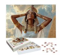 Jigsaw Puzzles for Adults 4000 Piece, Egypt Jigsaw Puzzles for Adults, Queen Jigsaws 4000 Pieces with Box, Wooden Puzzle Challenging Game for the Whole for Women, Men, Wooden Puzzle for Gifts, -7623