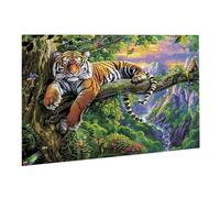 Jigsaw Puzzles for Adults 4000 Piece Forest Jigsaw Puzzle - Colourful, Challenging Game & Brainteasing Adult Jigsaws, The Whole 3D Jigsaw Gifts for Women, Men Beautiful Decoration Tiger K0F-752