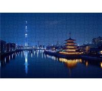 Jigsaw Puzzles for Adults 4000 Piece Jigsaw Puzzles for Adults Japan Creative Puzzle for Family Educational Games Home Decoration Gifts for Women DIY Puzzle Home Decor Theme: Architecture RXPT-5709