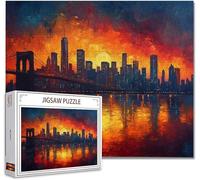 Jigsaw Puzzles for Adults 4000 Piece Jigsaw Puzzles for Adults landscape Difficult Challenging Educational Games Develop Problem Solving Skills Increase Creativity Festival Gift Women 87.5x141.5cm R-4