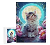Jigsaw Puzzles for Adults 4000 Piece Moon Cat, 4000 Piece Jigsaw Puzzles for Adults, Educational Game jigsaw puzzle 56x34.8in Suitable for Decompression and Room Wall Decor Gifts j-1006