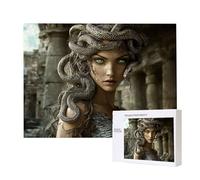 Jigsaw Puzzles for Adults 4000 Piece, Puzzle Educational Games, Challenging Puzzle Game for The Whole for Women, Gifts for Men, DIY Craft Puzzles for Home Decoration Gifts, Theme: Woman Snake C-588