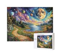 Jigsaw Puzzles for Adults 4000 Piece, Puzzle Educational Games, Challenging Puzzle Game for The Whole for Women, Gifts for Men, DIY Craft Puzzles for Home Decoration Gifts, Theme: Planet Scenery C-859