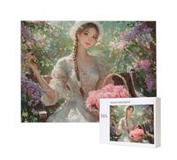 Jigsaw Puzzles for Adults 4000 Piece, Puzzle Educational Games, Challenging Puzzle Game for The Whole for Women, Gifts for Men, DIY Craft Puzzles for Home Decor Gifts, Theme: Long Haired Woman C-945