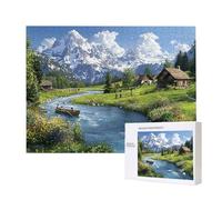 Jigsaw Puzzles for Adults 4000 Piece, Puzzle Educational Games, Challenging Puzzle Game for The Whole for Women, Gifts for Men, DIY Craft Puzzles for Home Decoration Gifts, Theme: Stream Scenery C-831
