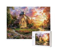 Jigsaw Puzzles for Adults 4000 Piece, Puzzle Educational Games, Challenging Puzzle Game for The Whole for Women, Gifts for Men, DIY Craft Puzzles for Home Decoration Gifts, Theme: Cabin Scenery C-821