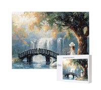 Jigsaw Puzzles for Adults 4000 Piece, Puzzle Educational Games, Challenging Puzzle Game for The Whole for Women, Gifts for Men, DIY Craft Puzzles for Home Decoration Gifts, Theme: Waterfall Girl C-612