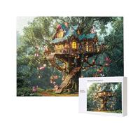 Jigsaw Puzzles for Adults 4000 Piece, Puzzle Educational Games, Challenging Puzzle Game for The Whole for Women, Gifts for Men, DIY Craft Puzzles for Home Decoration Gifts, Theme: Treehouse C-746