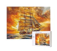Jigsaw Puzzles for Adults 4000 Piece, Puzzle Educational Games, Challenging Puzzle Game for The Whole for Women, Gifts for Men, DIY Craft Puzzles for Home Decoration Gifts, Theme: Sea Sailboat C-256