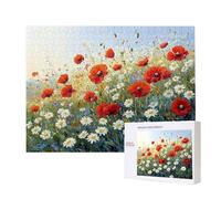 Jigsaw Puzzles for Adults 4000 Piece, Puzzle Educational Games, Challenging Puzzle Game for The Whole for Women, Gifts for Men, DIY Craft Puzzles for Home Decoration Gifts, Theme: Poppy C-896